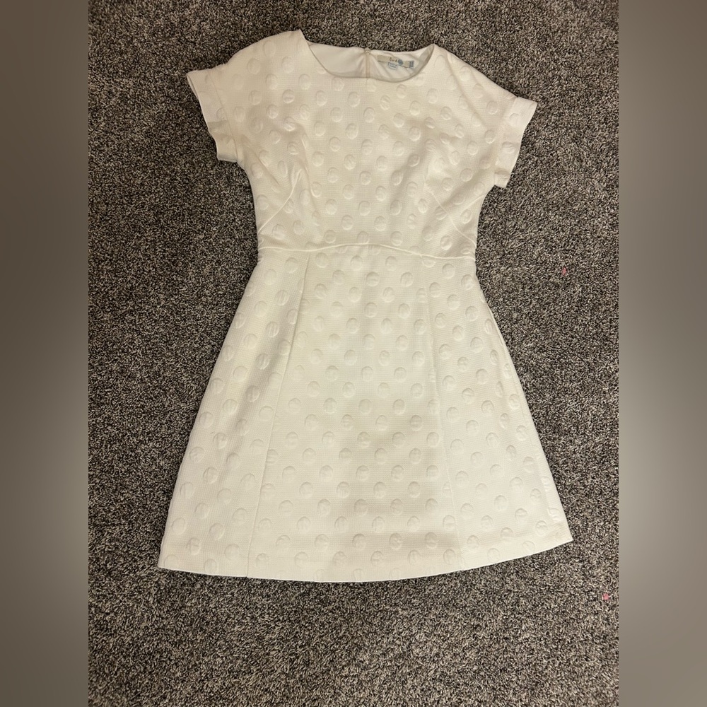 Boden White A-Line Mini Dress